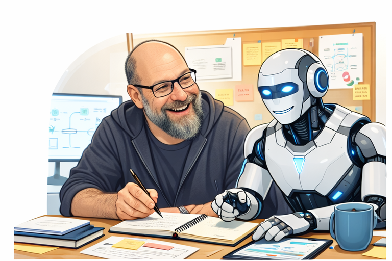 Collaborating with an AI thinking partner to solve technical problems and work more efficiently